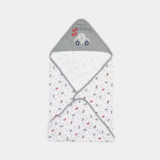 BABY WRAPPING SHEET | Grey CAR H053