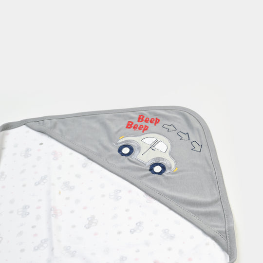 BABY WRAPPING SHEET | Grey CAR H053