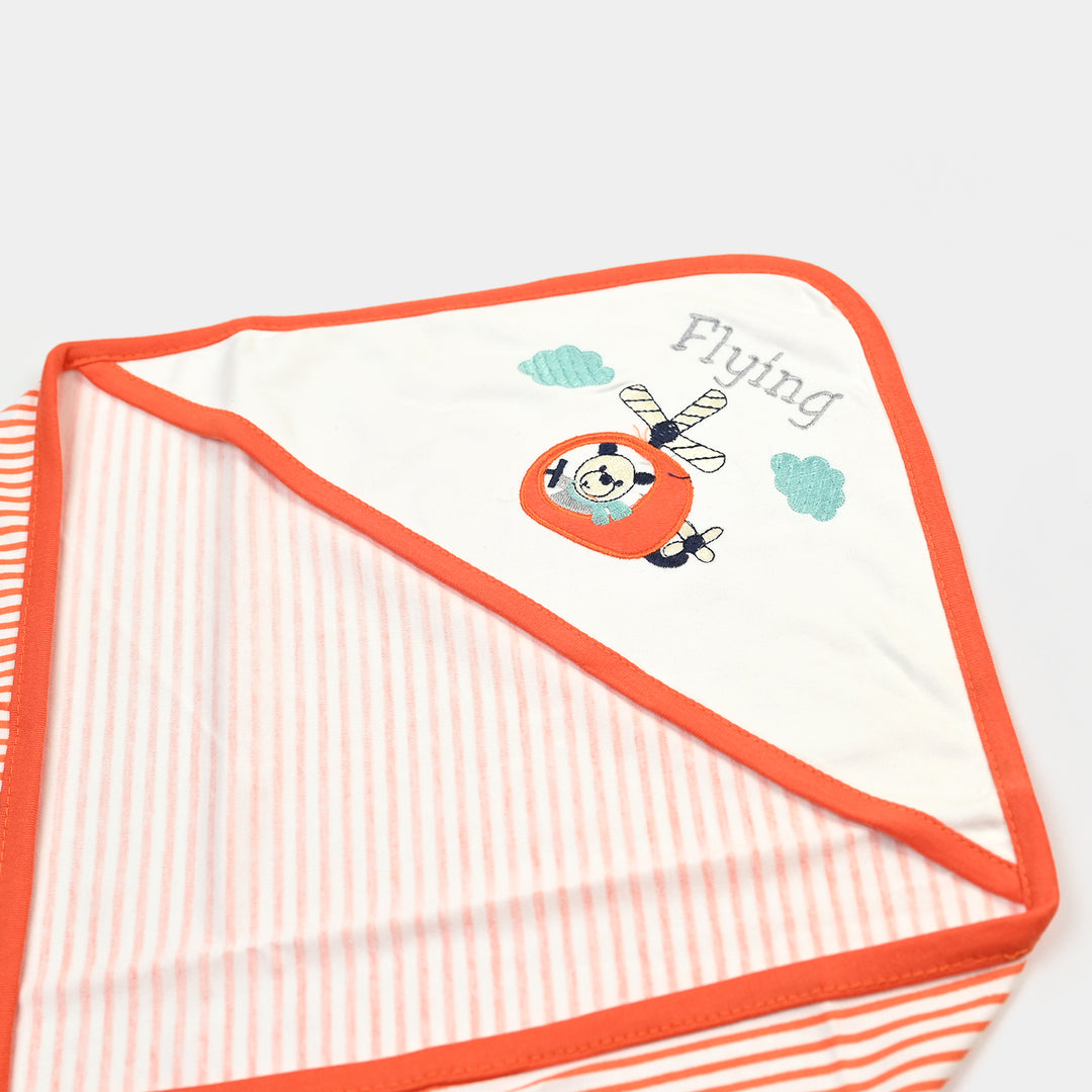 BABY WRAPPING SHEET | ORANGE FLYING H053