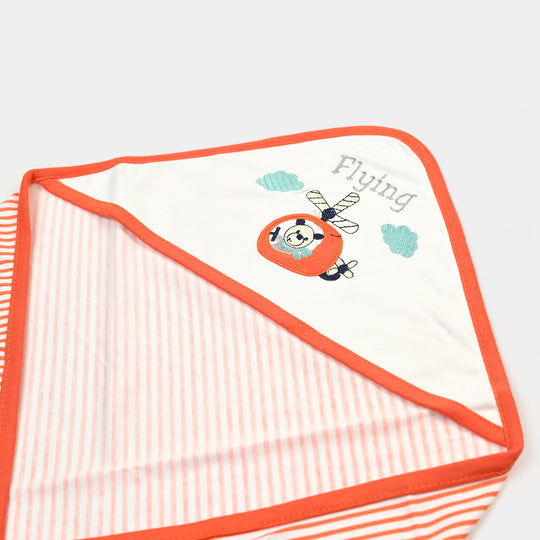 BABY WRAPPING SHEET | ORANGE FLYING H053