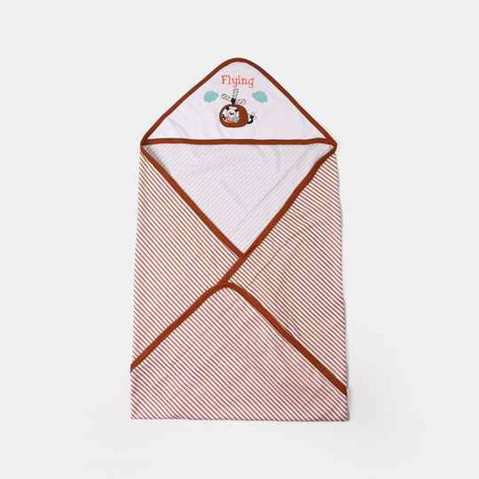 BABY WRAPPING SHEET | BROWN FLYING H053
