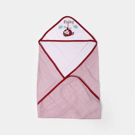BABY WRAPPING SHEET | MAROON FLYING H053