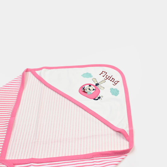 BABY WRAPPING SHEET | PINK FLYING H053