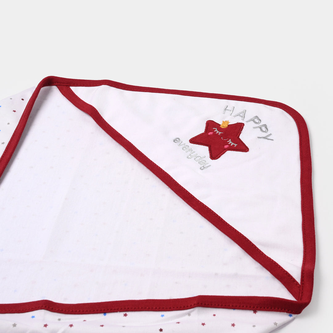 BABY WRAPPING SHEET | MAROON S.STAR H053