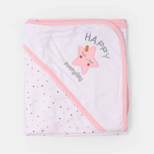 BABY WRAPPING SHEET | L.PINK STAR H053
