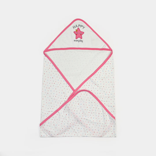 BABY WRAPPING SHEET | PINK S.STAR H053