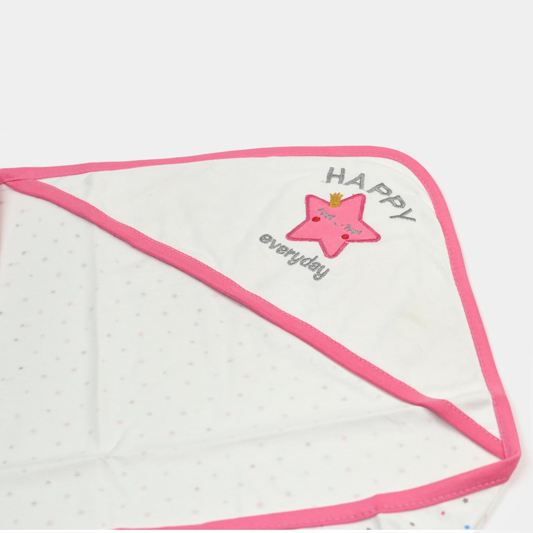 BABY WRAPPING SHEET | PINK S.STAR H053