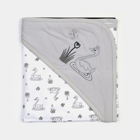 BABY WRAPPING SHEET | Grey DUCK H053