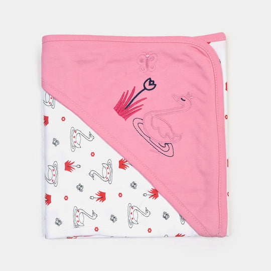 BABY WRAPPING SHEET | PINK DUCK H053