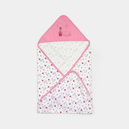 BABY WRAPPING SHEET | PINK DUCK H053