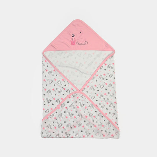 BABY WRAPPING SHEET | L.PINK DUCK H053