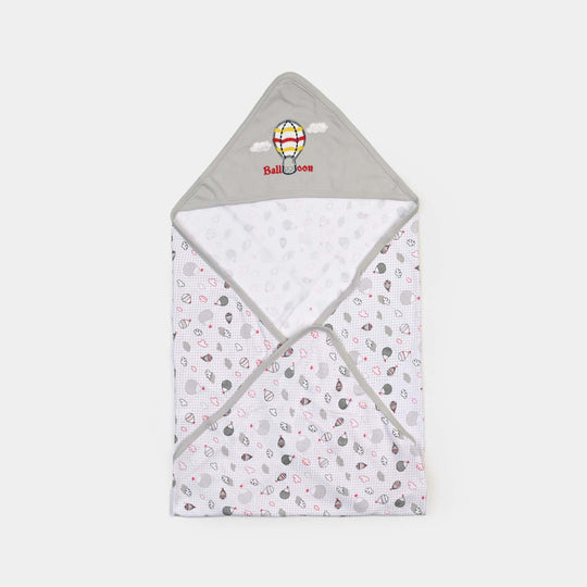 BABY WRAPPING SHEET | Grey BALLOON H053