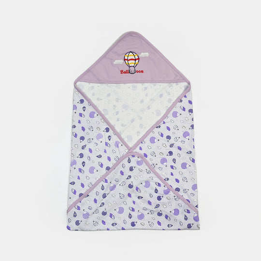 BABY WRAPPING SHEET | PURPLE BALLOON  H053