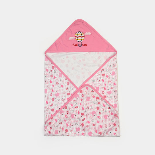 BABY WRAPPING SHEET | PEACH FLOWER H053