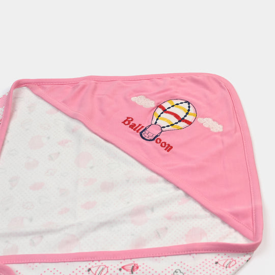 BABY WRAPPING SHEET | PEACH FLOWER H053