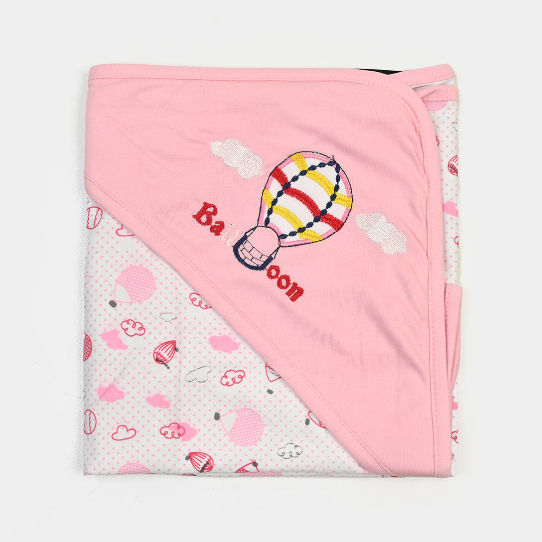 BABY WRAPPING SHEET | L.PINK BALLOON H053