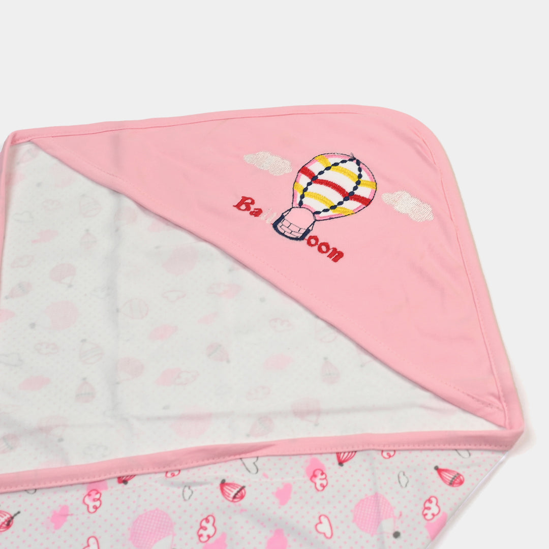 BABY WRAPPING SHEET | L.PINK BALLOON H053
