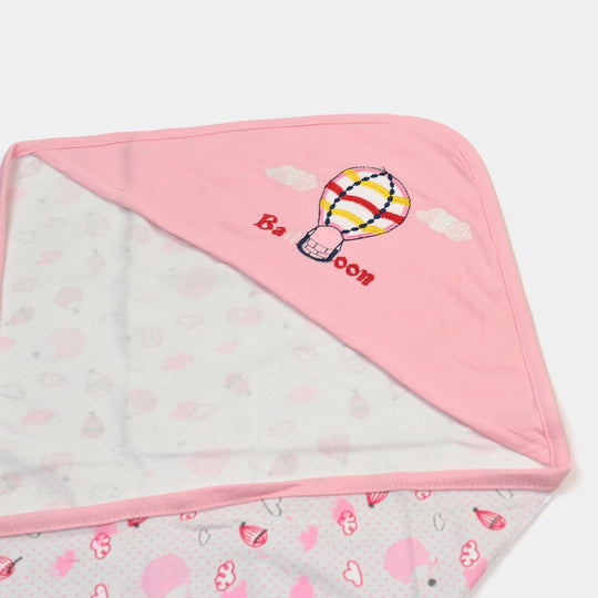 BABY WRAPPING SHEET | L.PINK BALLOON H053