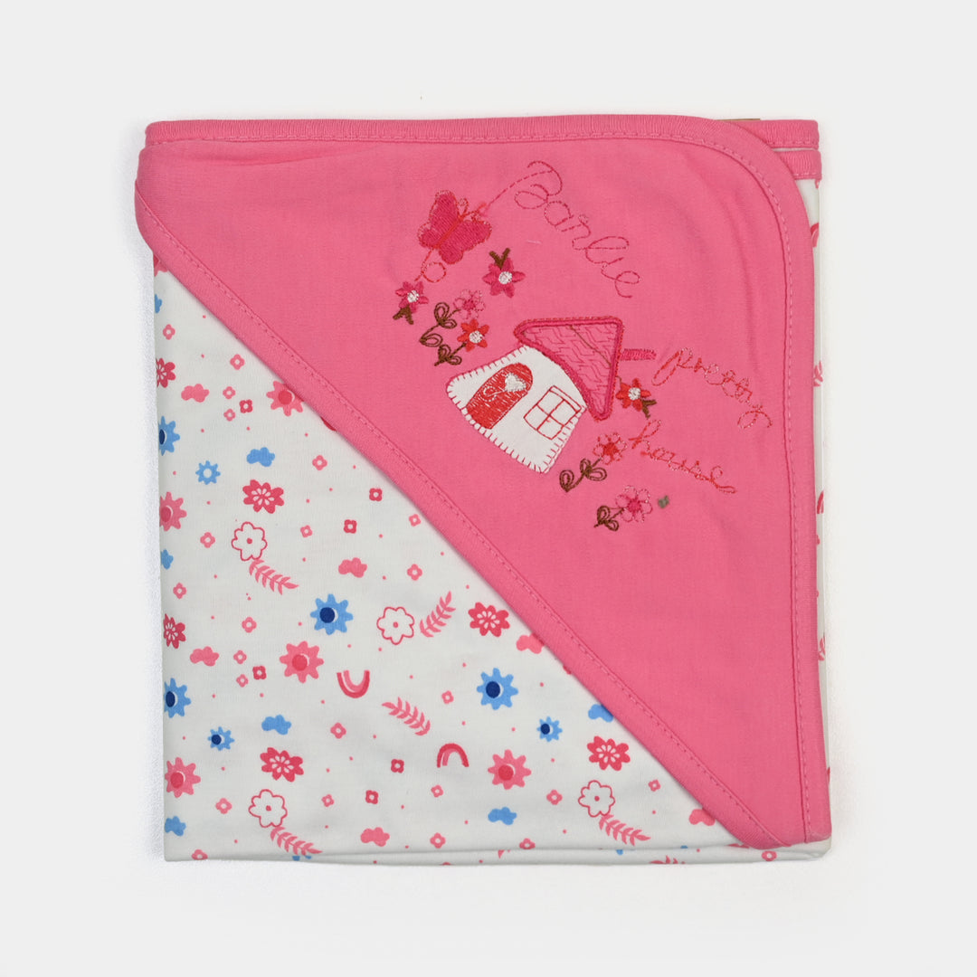 BABY WRAPPING SHEET | PINK FLOWER H053