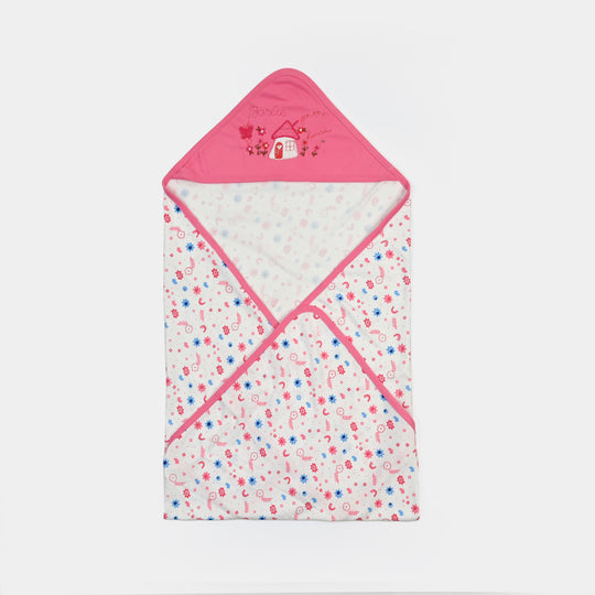 BABY WRAPPING SHEET | PINK FLOWER H053