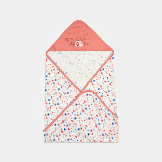 BABY WRAPPING SHEET | PEACH FLOWER H053
