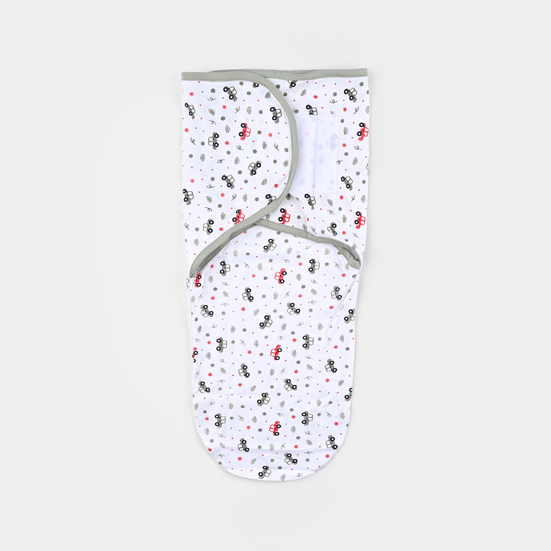 Baby Swaddle with Cap & Mittens Set