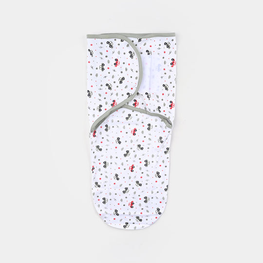 Baby Swaddle with Cap & Mittens Set