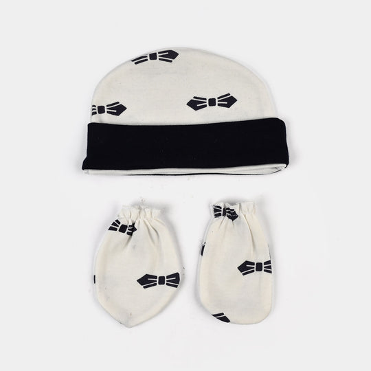 Baby Swaddle with Cap & Mittens Set
