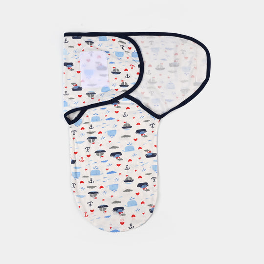 Baby Swaddle with Cap & Mittens Set