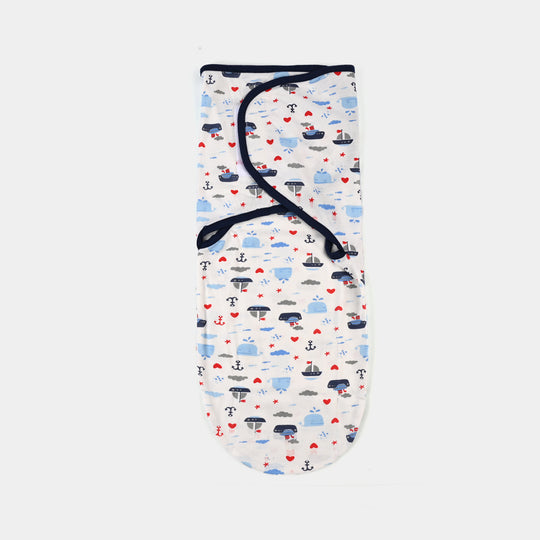 Baby Swaddle with Cap & Mittens Set