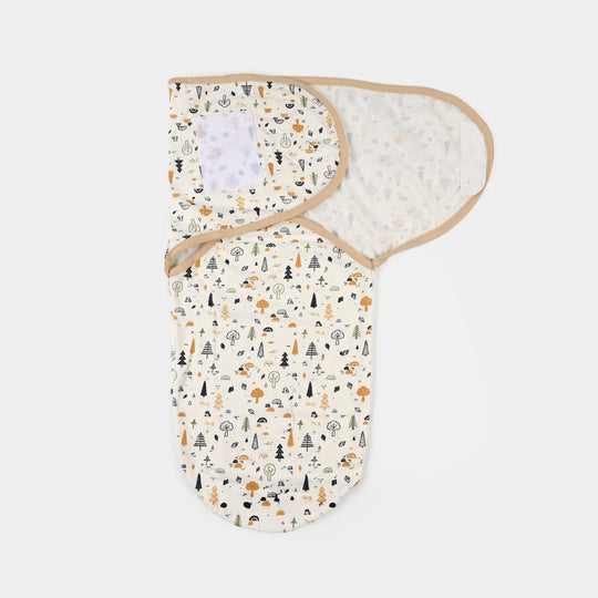 Baby Swaddle with Cap & Mittens Set