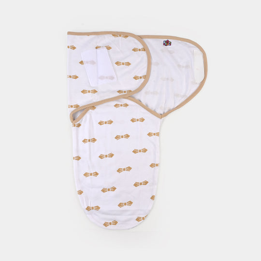 Baby Swaddle with Cap & Mittens Set