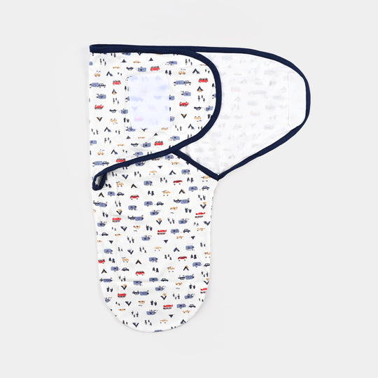 Baby Swaddle with Cap & Mittens Set