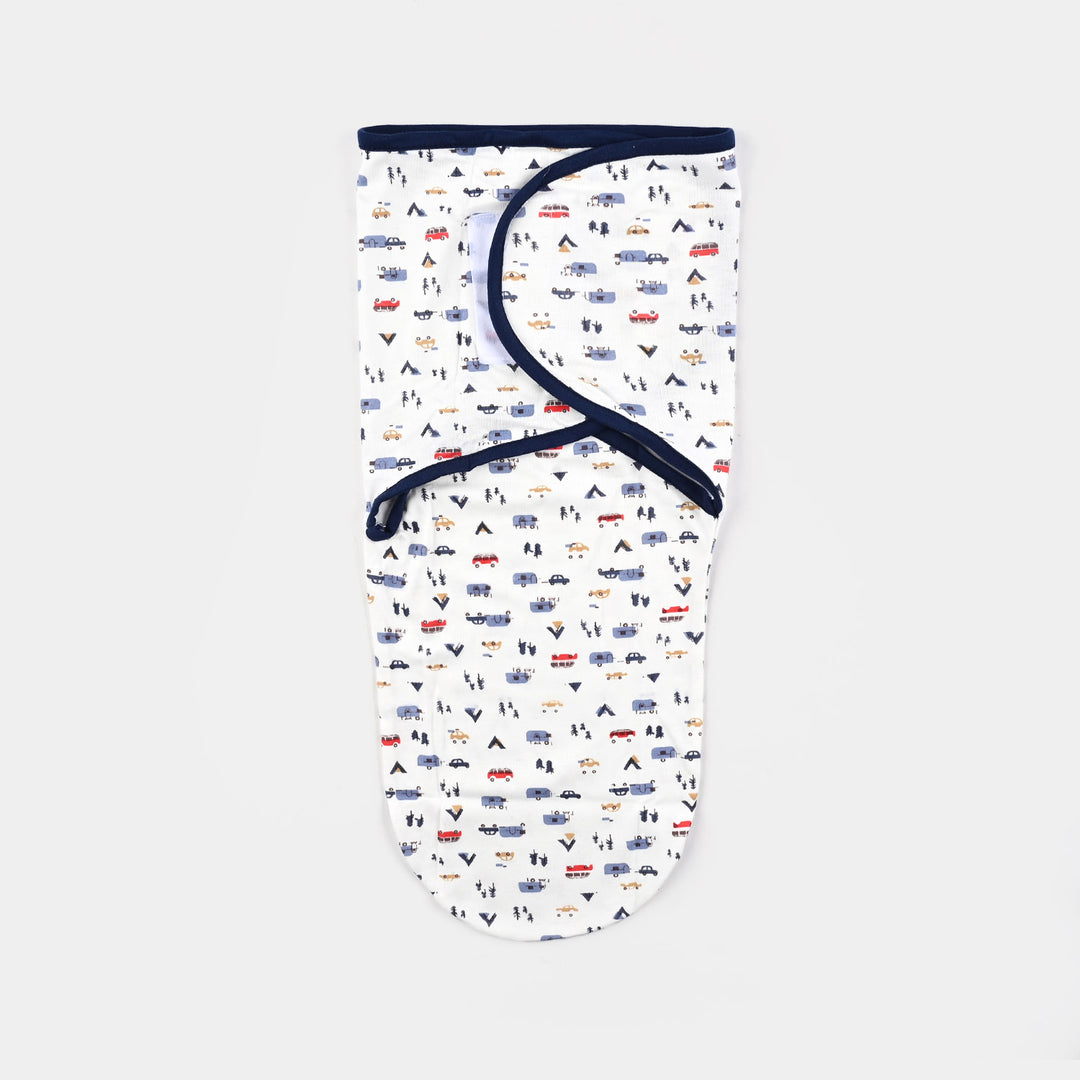 Baby Swaddle with Cap & Mittens Set