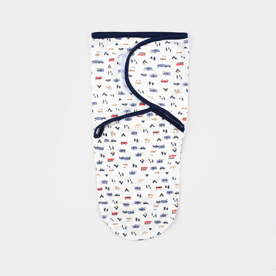 Baby Swaddle with Cap & Mittens Set