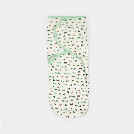Baby Swaddle with Cap & Mittens Set