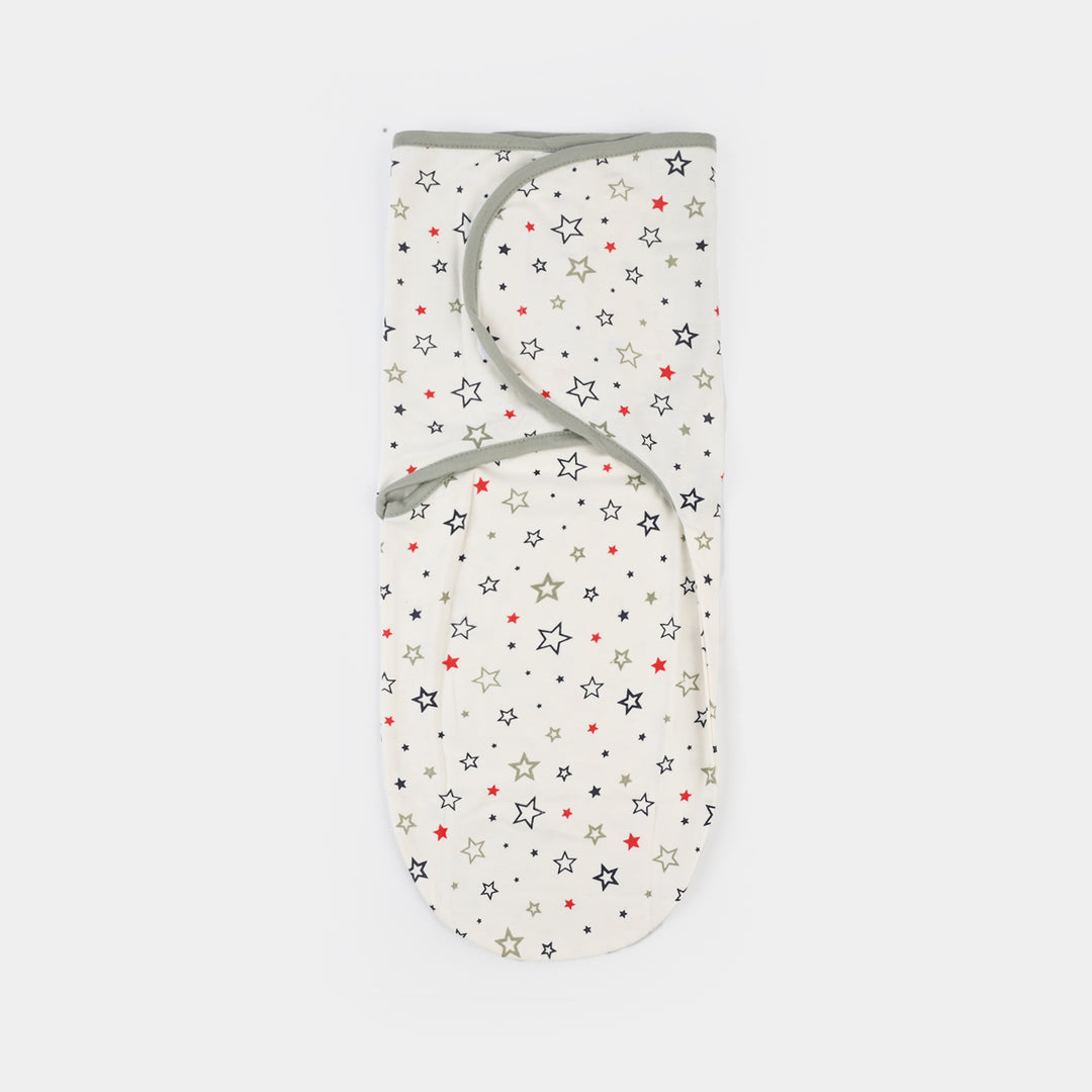 Baby Swaddle with Cap & Mittens Set