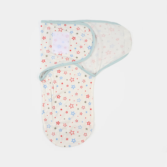 Baby Swaddle with Cap & Mittens Set