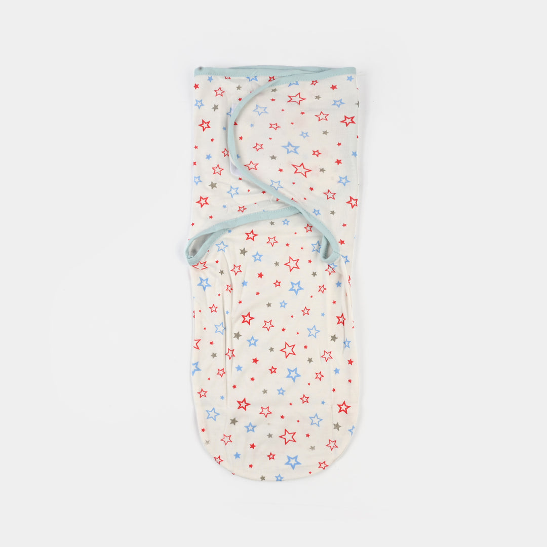 Baby Swaddle with Cap & Mittens Set