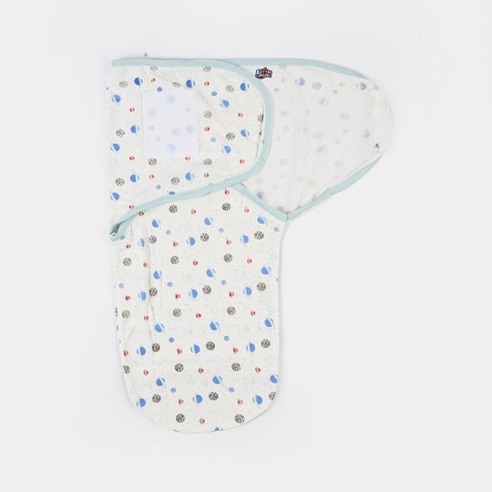 Baby Swaddle with Cap & Mittens Set