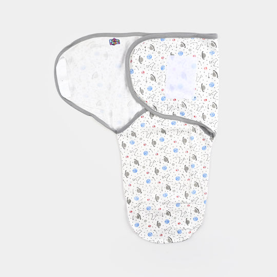Baby Swaddle with Cap & Mittens Set