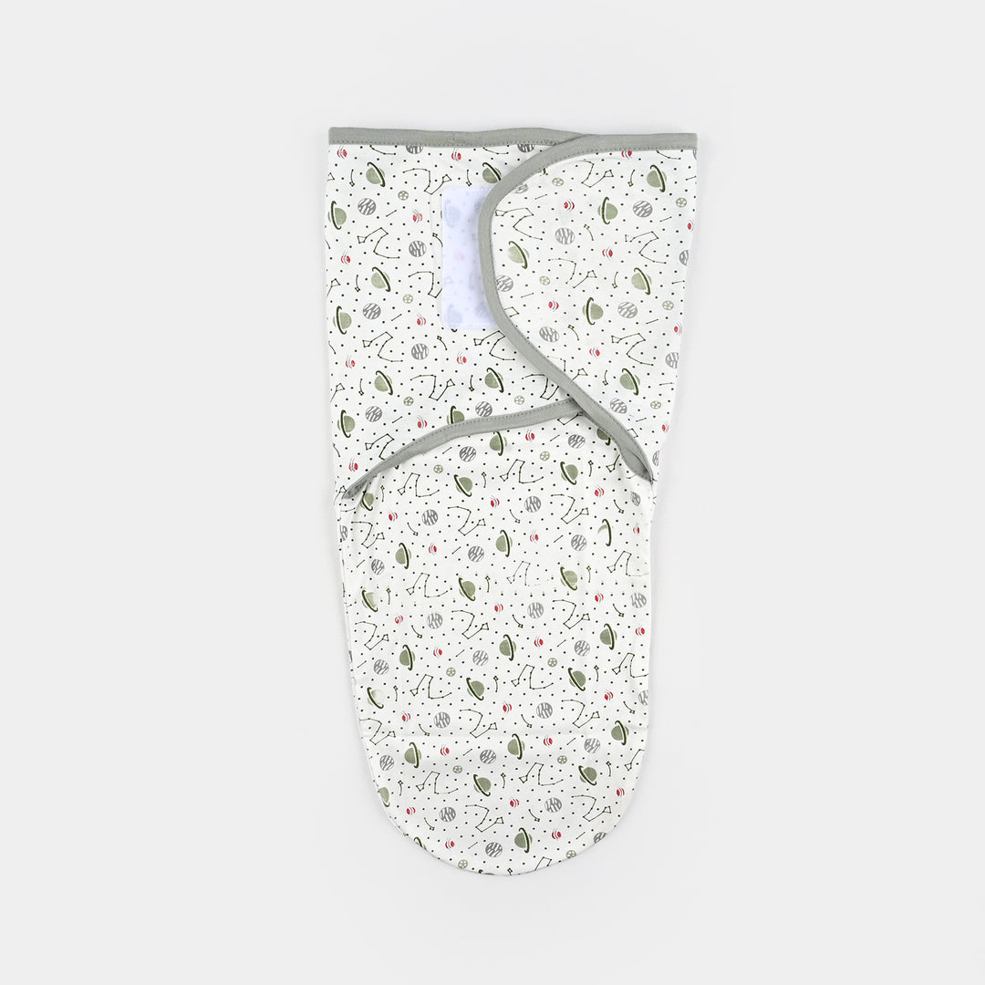 Baby Swaddle with Cap & Mittens Set