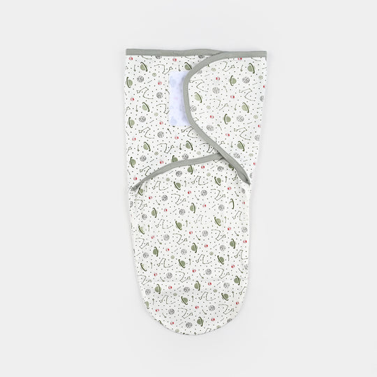 Baby Swaddle with Cap & Mittens Set