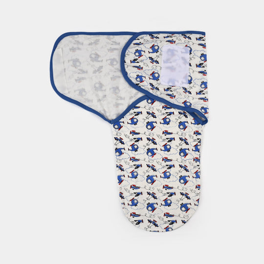 Baby Swaddle with Cap & Mittens Set