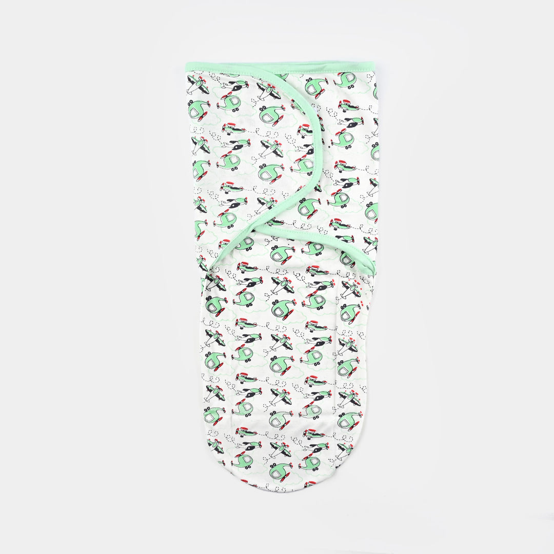 Baby Swaddle with Cap & Mittens Set