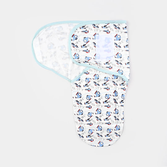 Baby Swaddle with Cap & Mittens Set
