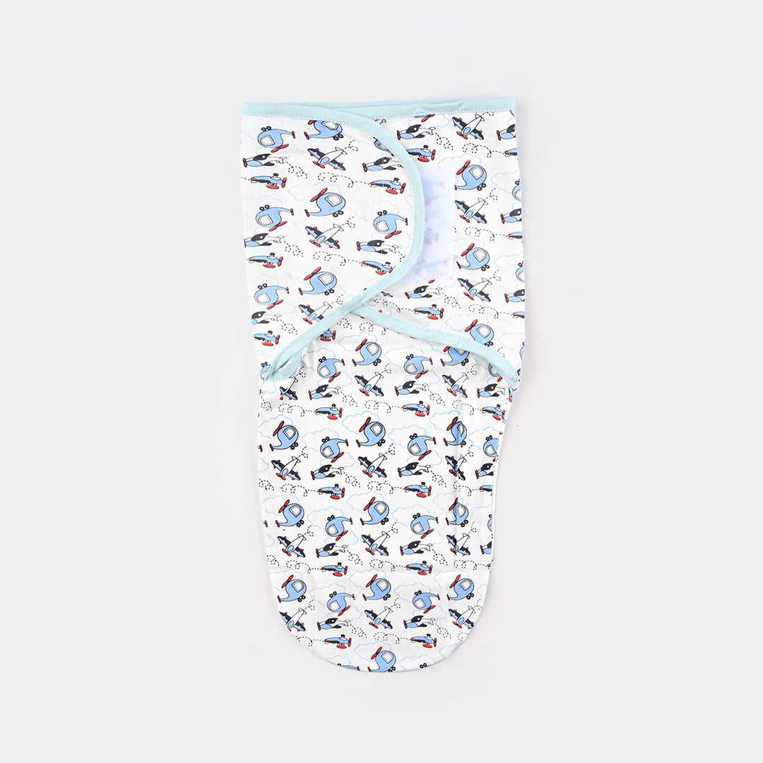 Baby Swaddle with Cap & Mittens Set