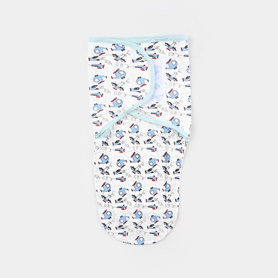 Baby Swaddle with Cap & Mittens Set