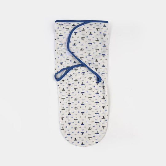 Baby Swaddle with Cap & Mittens Set