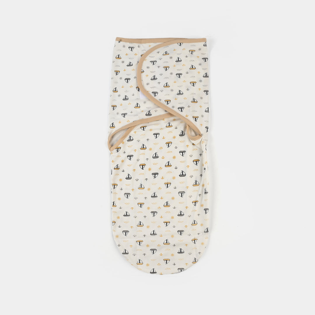 Baby Swaddle with Cap & Mittens Set